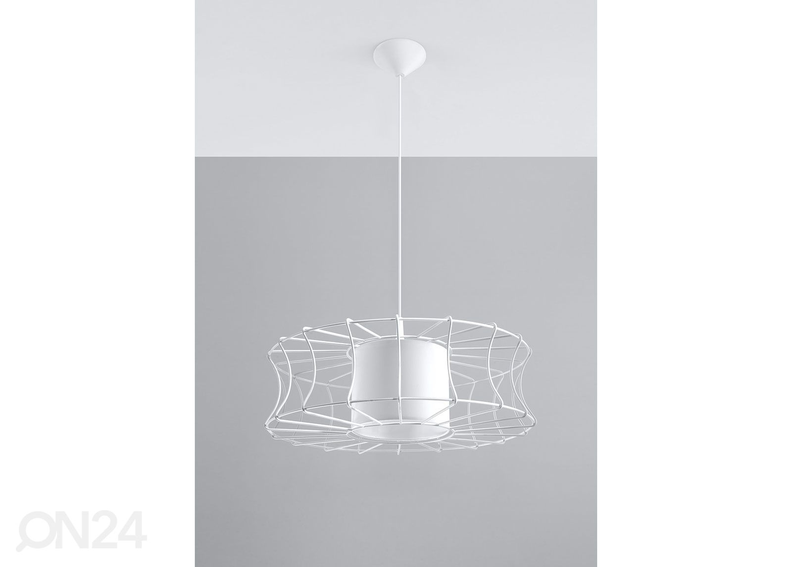 Laelamp Salerno, valge suurendatud