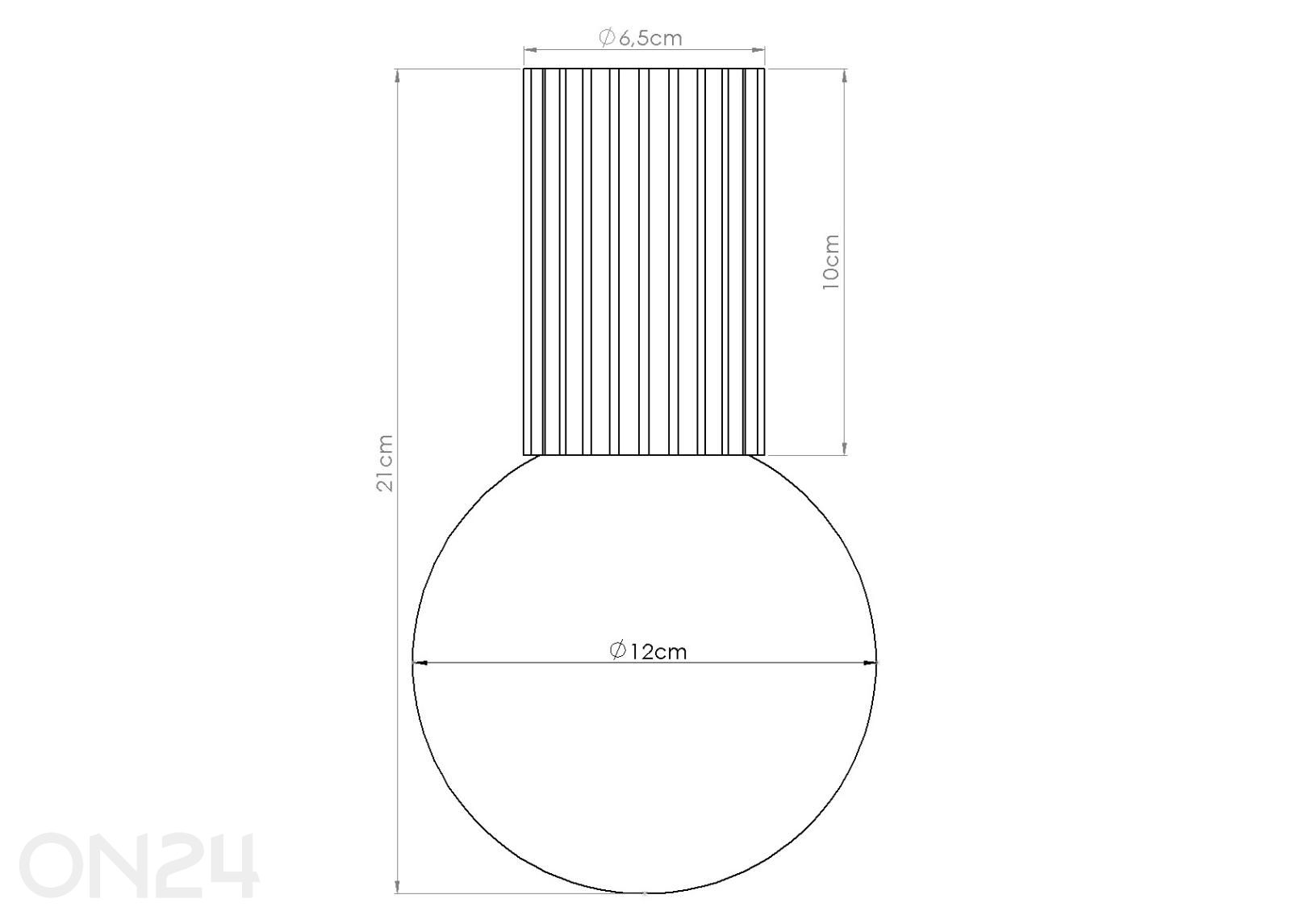 Laevalgusti Halo, IP44 suurendatud mõõdud