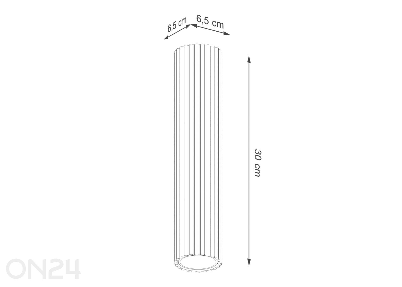 Laevalgusti Karbon 30 suurendatud mõõdud