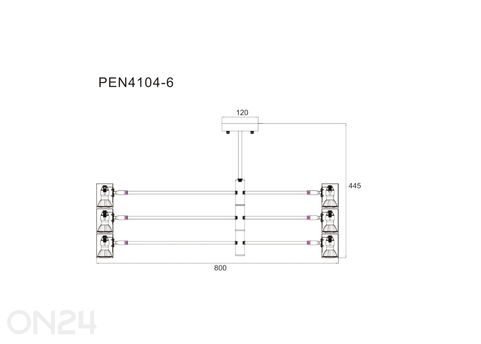 Laevalgusti Pedro GB suurendatud mõõdud