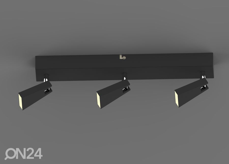 Laevalgusti Spazio Black-3 LED suurendatud