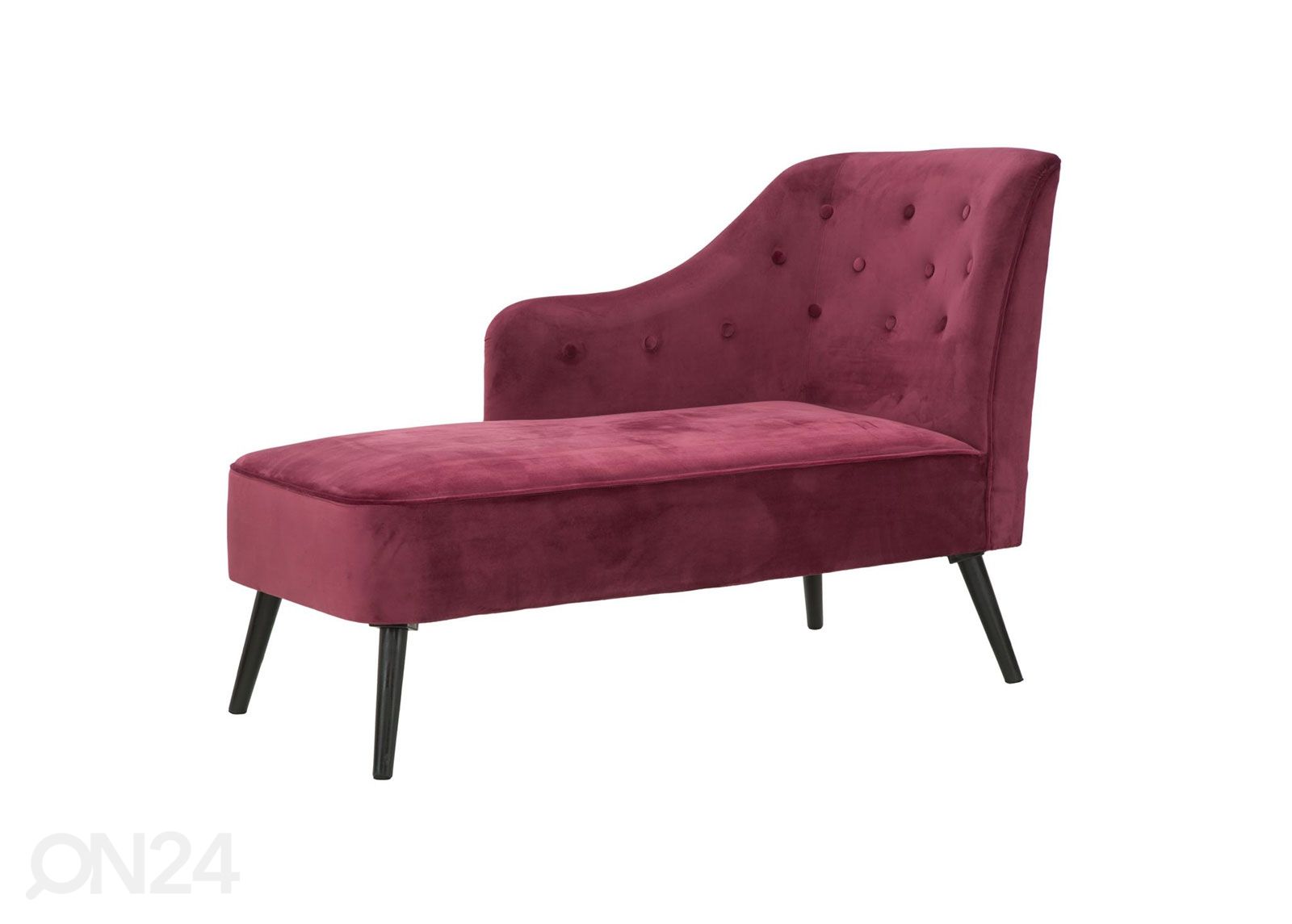 Lamamistool Glam, bordoo/must suurendatud