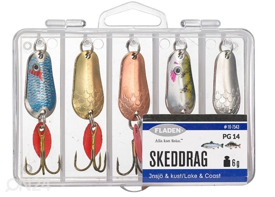 Landikomplekt võnkuvad 6g 5tk+karp suurendatud