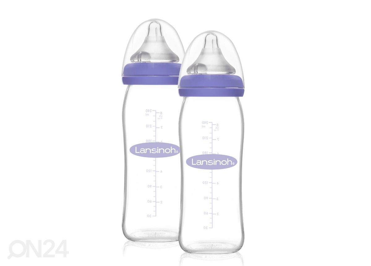 Lansinoh® lutipudel 240ml duubel, 2 tk suurendatud