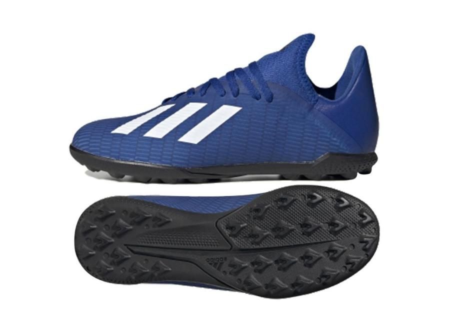 Laste jalgpallijalatsid adidas X 19.3 TF Jr EG7172 suurendatud