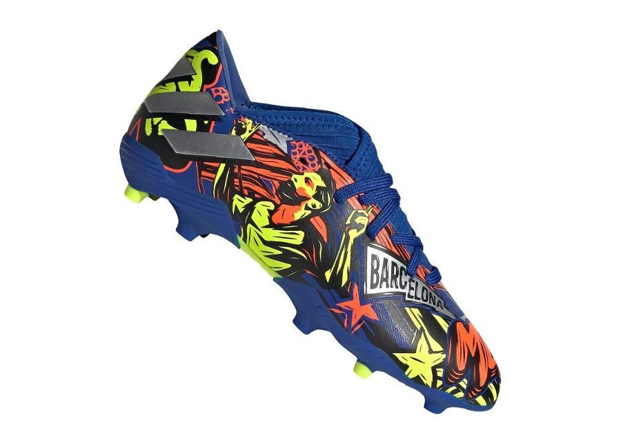 Laste jalgpallijalatsid muru Adidas Nemeziz Messi 19.3 FG Jr EH0599 suurendatud