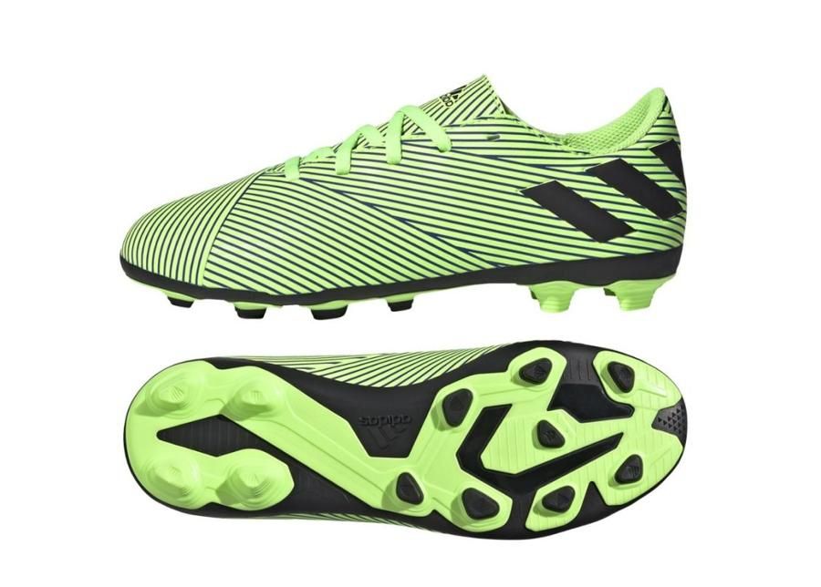 Laste jalgpallijalatsid muru Adidas Nemziz 19.4 FxG Jr FV4011 suurendatud