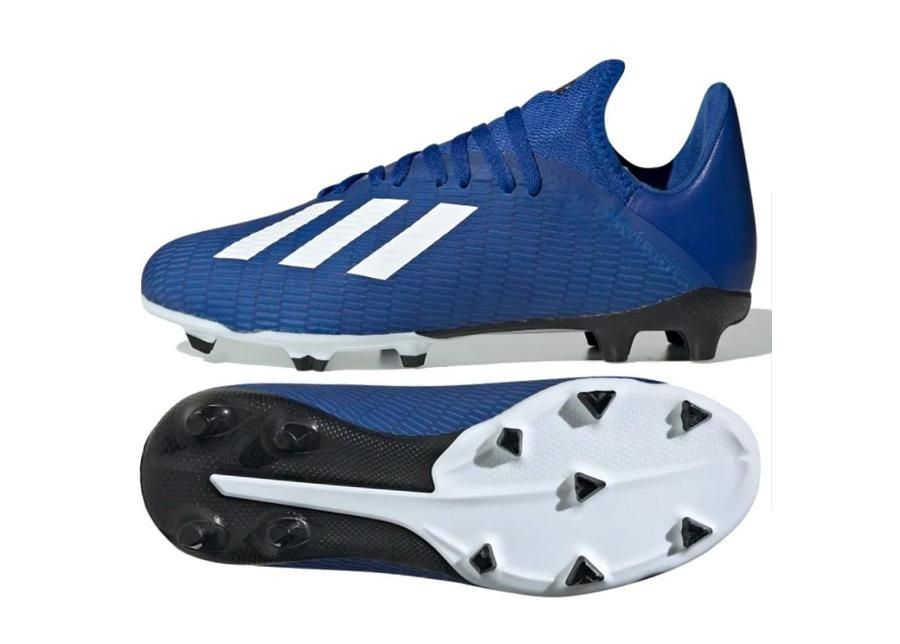 Laste jalgpallijalatsid muru adidas X 19.3 FG Jr EG7152 suurendatud