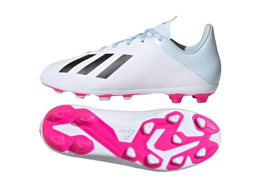 Laste jalgpallijalatsid muru Adidas X 19.4 FxG Jr EF1616 suurendatud