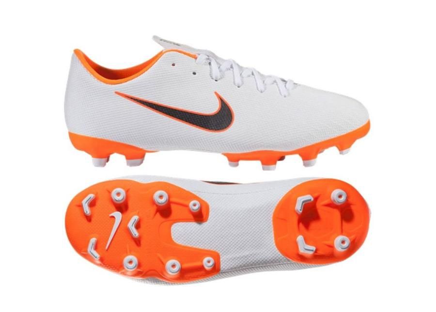 Laste jalgpallijalatsid muru/kunstmuru Nike Mercurial Vapor 12 Academy GS MG Jr AH7347-107 suurendatud