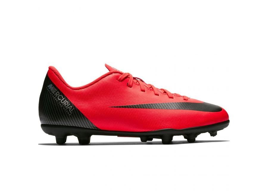 Laste jalgpallijalatsid muru/kunstmuru Nike Mercurial Vapor 12 Club GS CR7 FG/MG Jr AJ3095-600 suurendatud