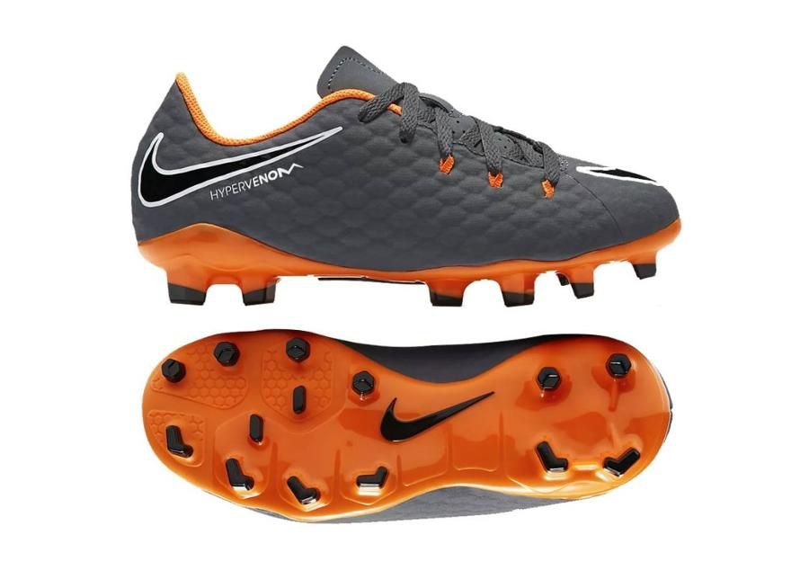 Laste jalgpallijalatsid muru Nike Hypervenom Phantom 3 Academy Jr AH7288-081 suurendatud