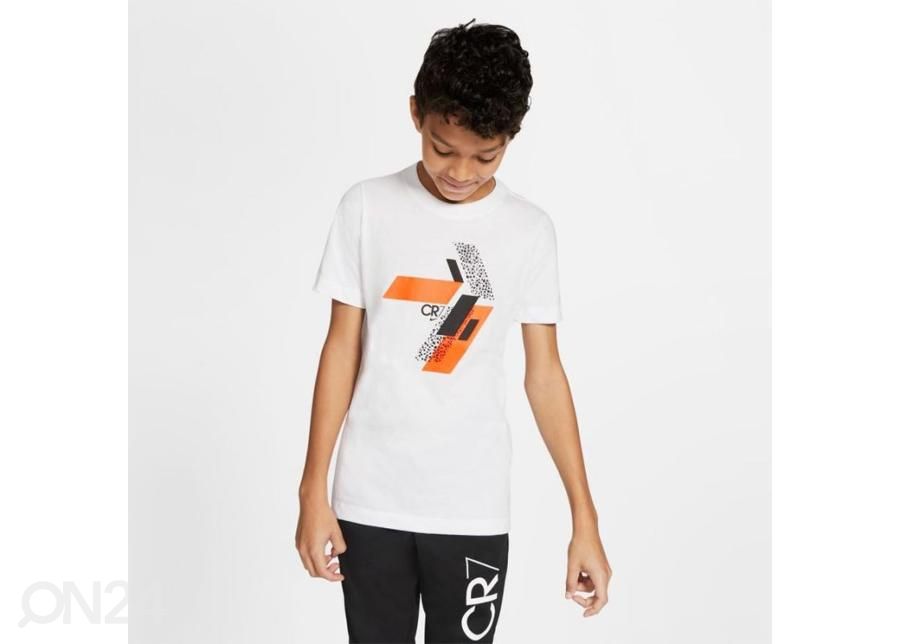 Laste jalgpallisärk Nike CR7 Dri Fit Jr CU9572-100 suurendatud