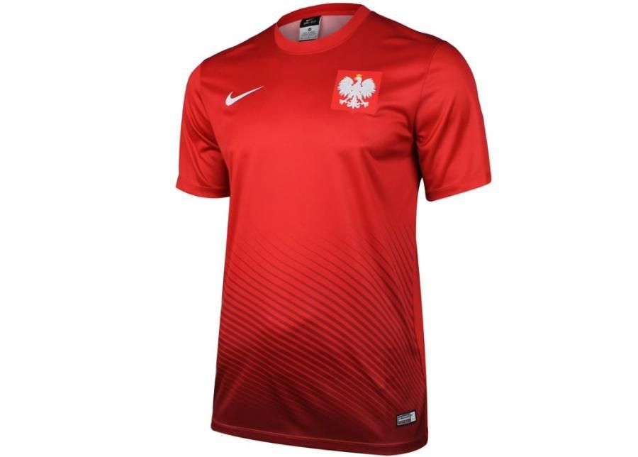 Laste jalgpallisärk Nike Polska Youth Away Supporters Tee Junior 846807-611 suurendatud