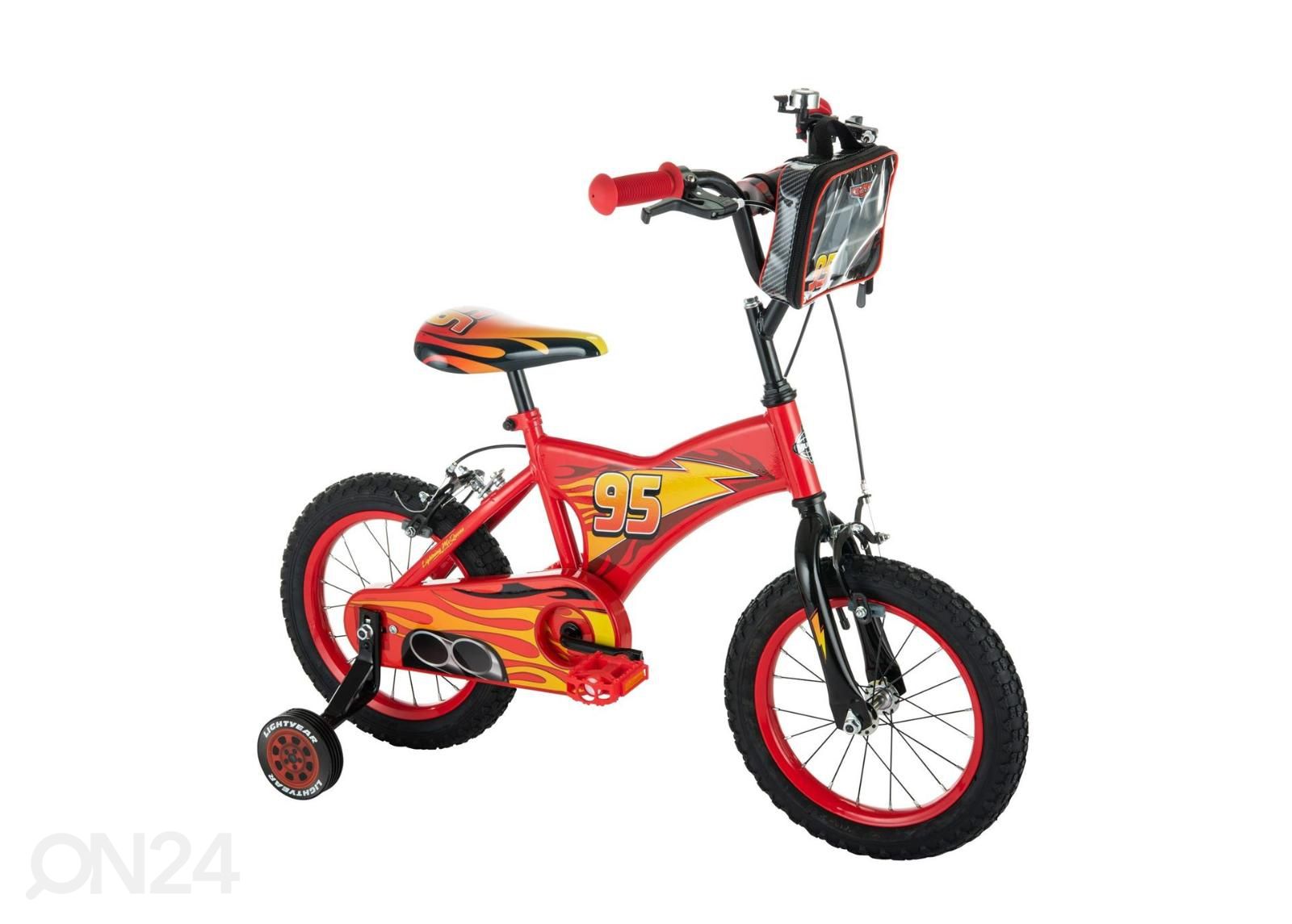 Laste jalgratas 14 tolli Huffy Cars suurendatud