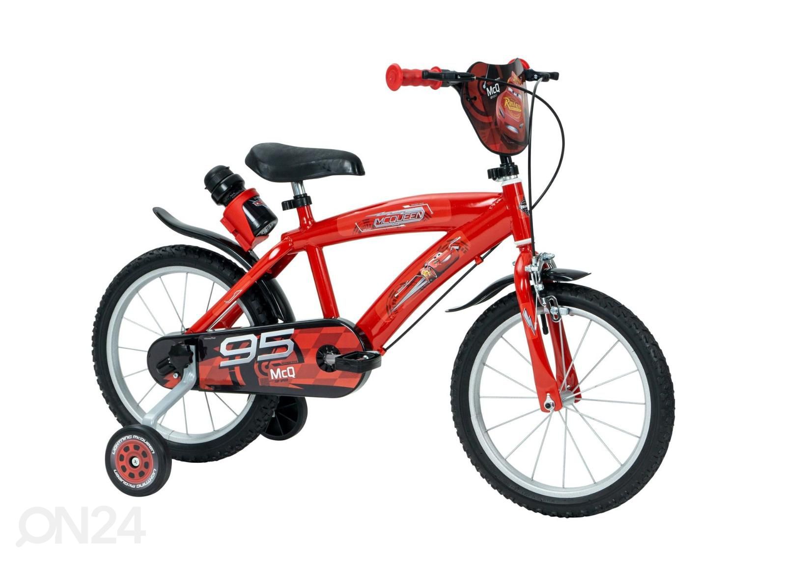 Laste jalgratas 16 tolli Huffy Cars Disney suurendatud