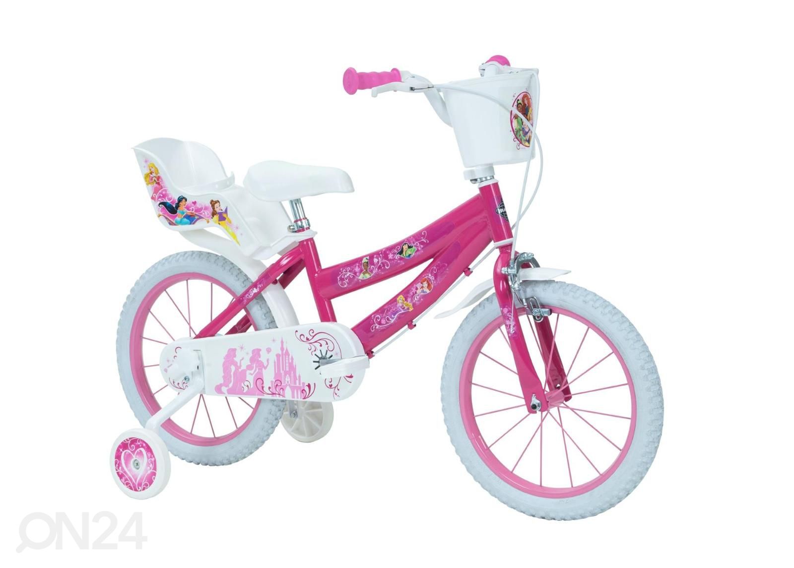 Laste jalgratas 16 tolli Huffy Princess Disney suurendatud