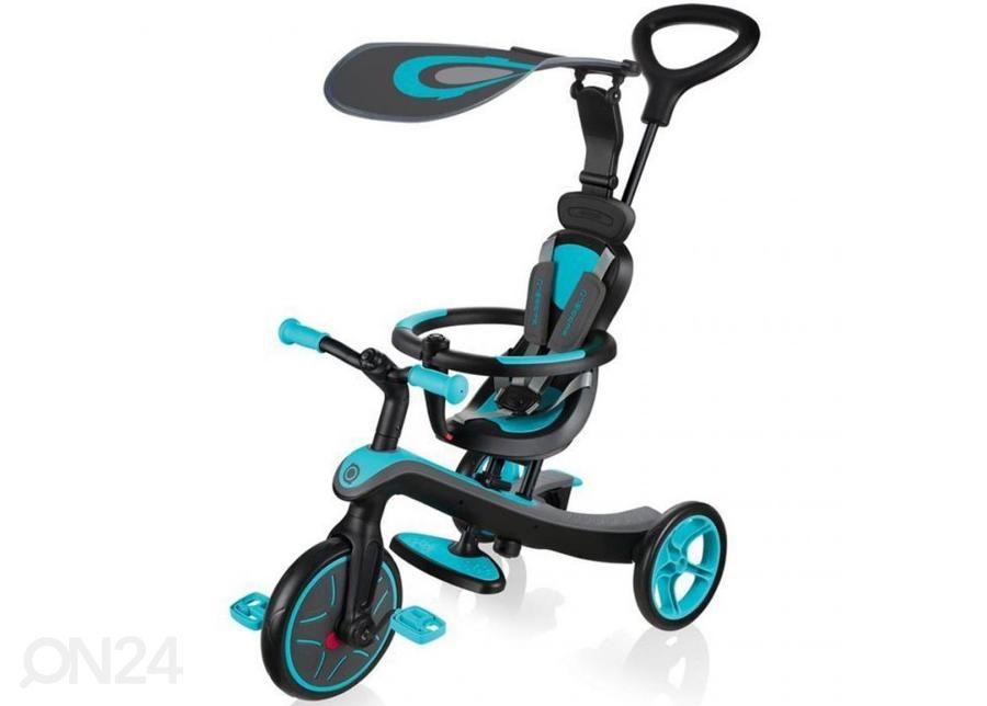 Laste jalutuskäru Smj Globber Teal Explorer Trike 4 in1 suurendatud