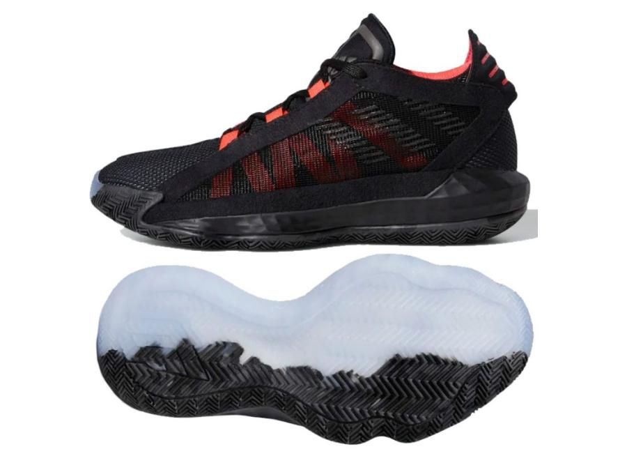Laste korvpallijalatsid adidas Jr Dame 6 J EH2791 suurendatud