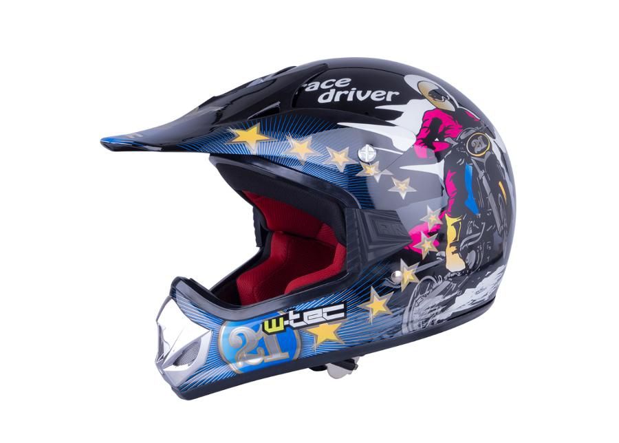 Laste krossi kiiver W-TEC suurendatud