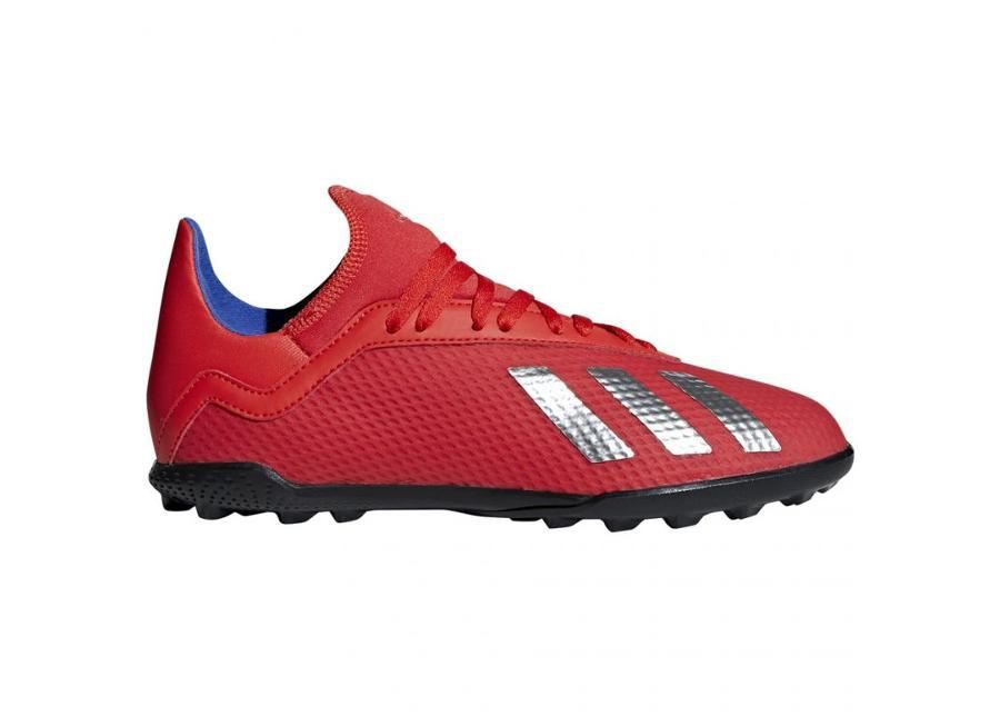Laste kunstmuru jalgpallijalatsid adidas X 18.3 TF Jr BB9403 suurendatud