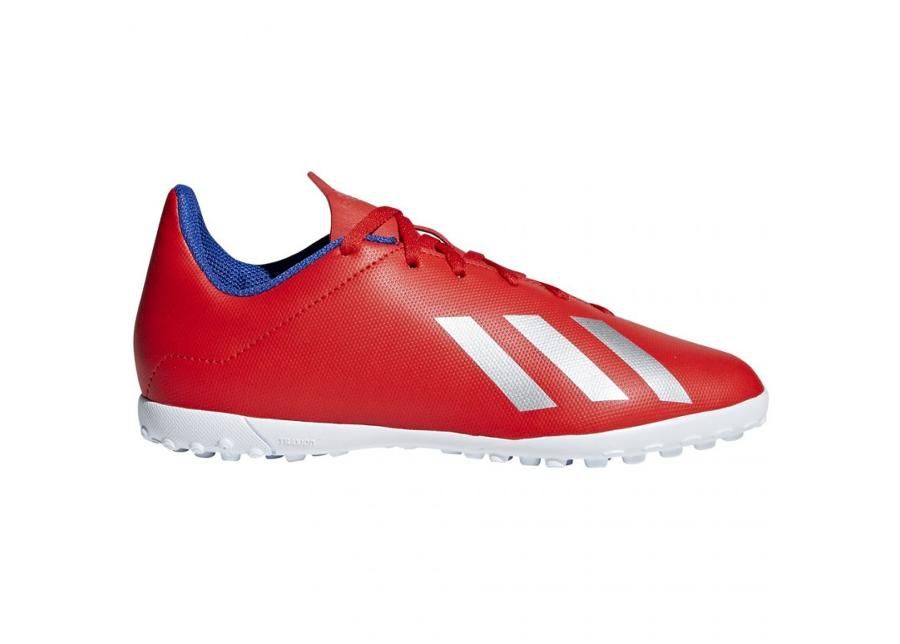 Laste kunstmuru jalgpallijalatsid adidas X 18.4 TF Jr BB9417 suurendatud