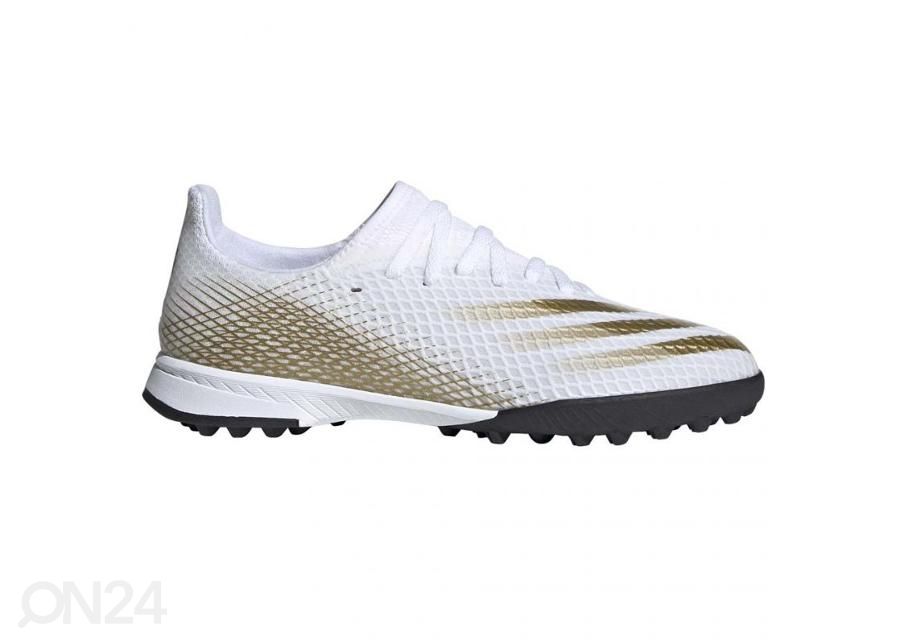 Laste kunstmuru jalgpallijalatsid Adidas X GHOSTED.3 TF Jr EG8214 suurendatud