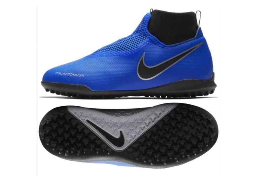 Laste kunstmuru jalgpallijalatsid Nike Phantom VSN Academy DF TF Jr AO3292-400 suurendatud