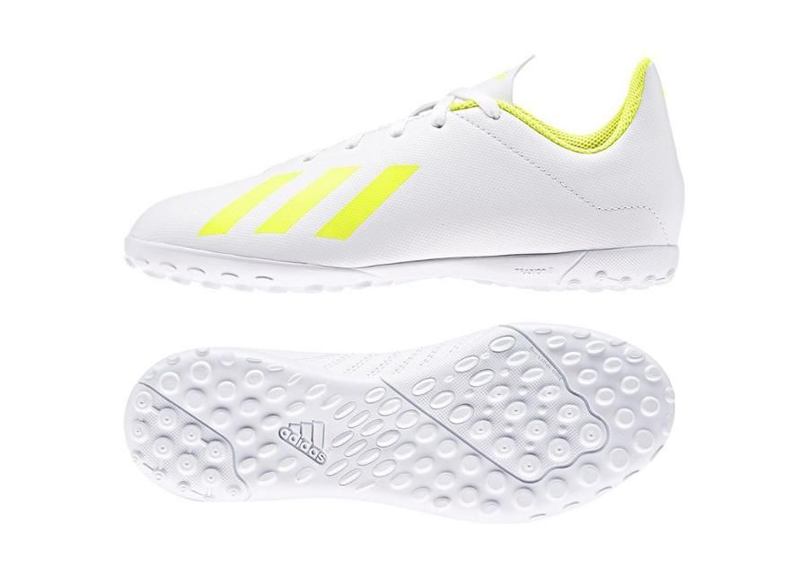 Laste kunstumuru jalgpallijalatsid adidas X 18.4 TF Jr BB9418 suurendatud