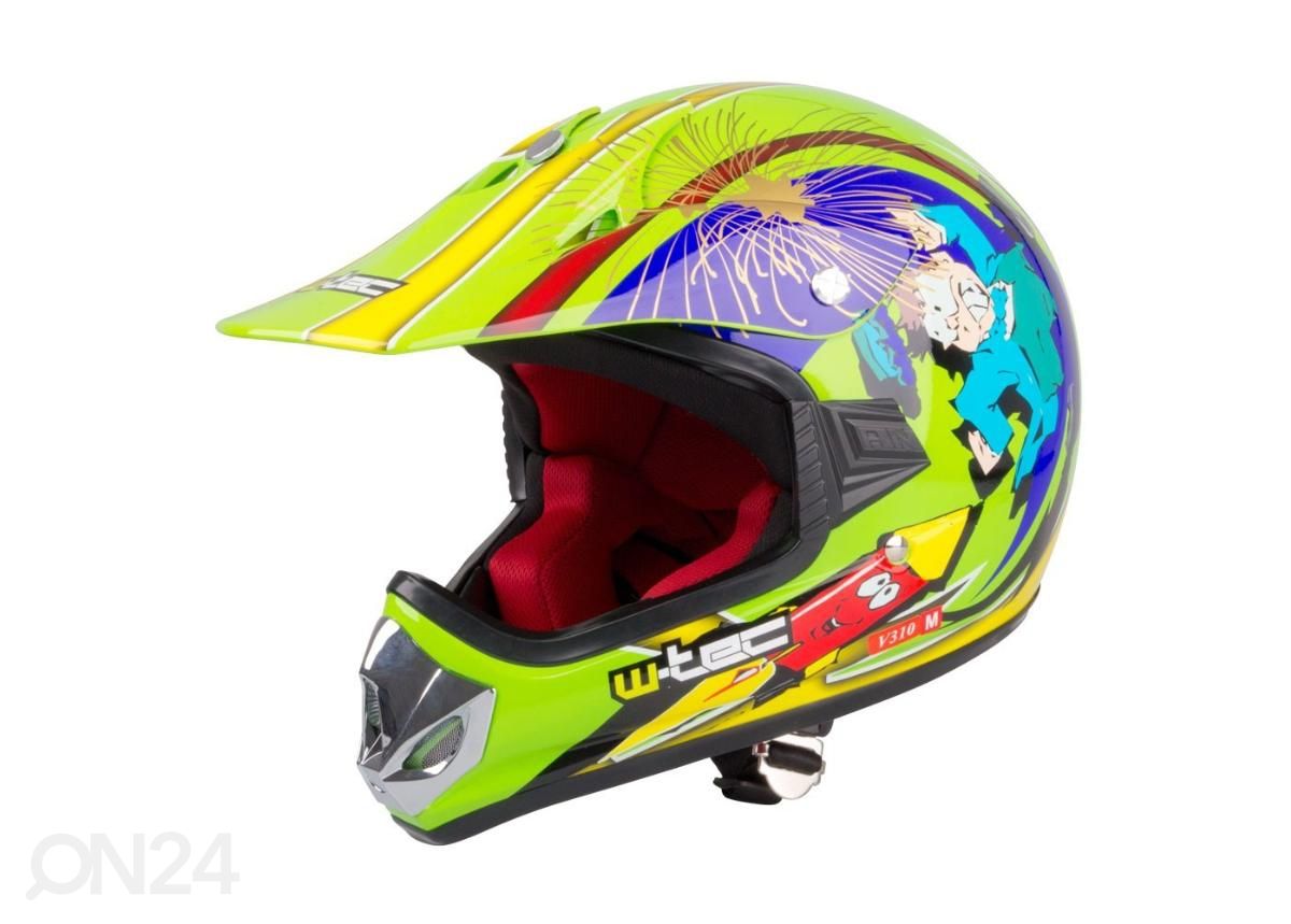 Laste motokrossi kiiver V310 W-Tec suurus XL 55-56 cm suurendatud
