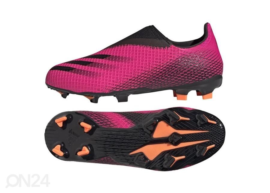Laste muru jalgpallijalatsid Adidas X Ghosted.3 LL FG suurendatud
