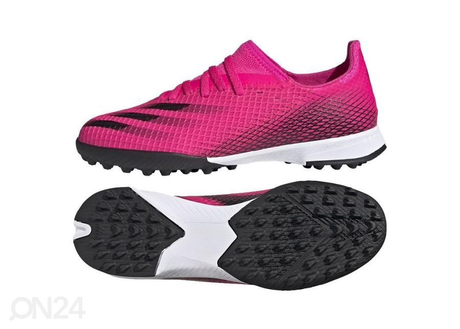 Laste muru/kunstmuru jalgpallijalatsid Adidas X Ghosted.3 TF suurendatud