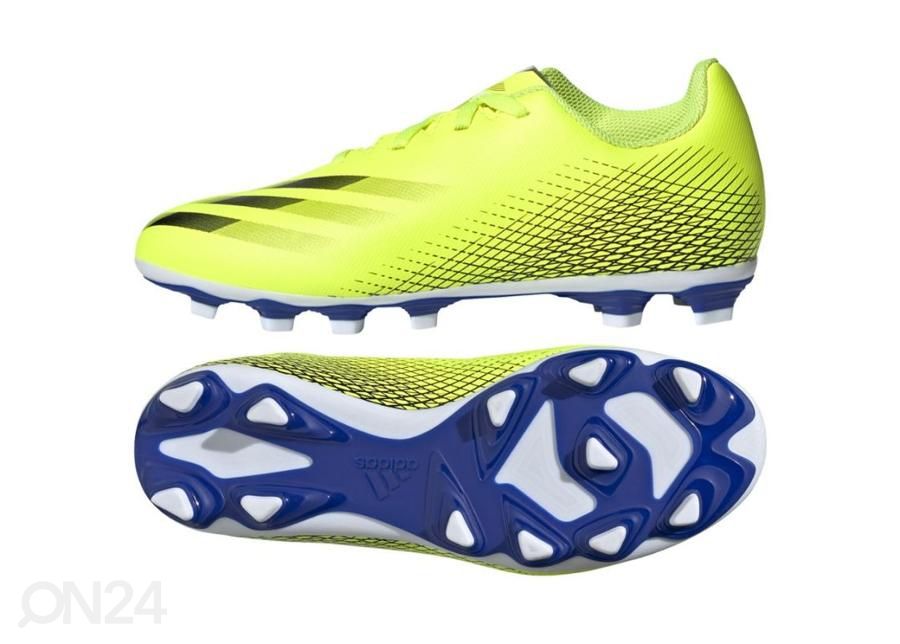 Laste muru/kunstmuru jalgpallijalatsid Adidas X Ghosted.4 FxG suurendatud
