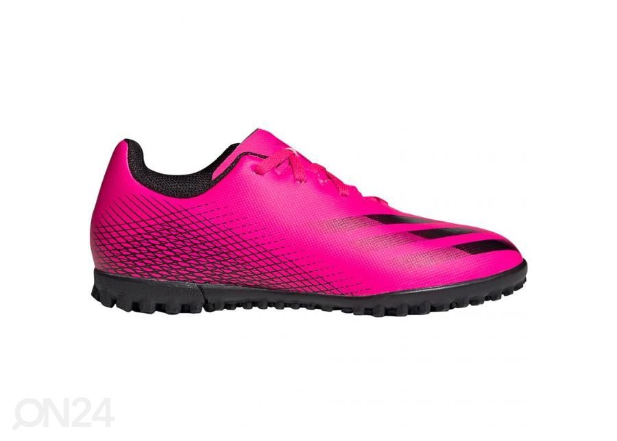 Laste muru/kunstmuru jalgpallijalatsid Adidas X Ghosted.4 TF suurendatud
