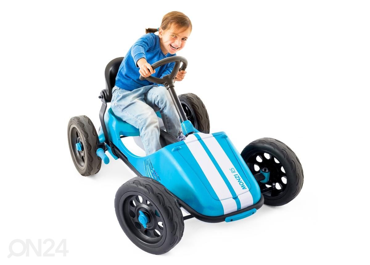 Laste pedaalidega auto Chillafish Monzi-RS Blue suurendatud