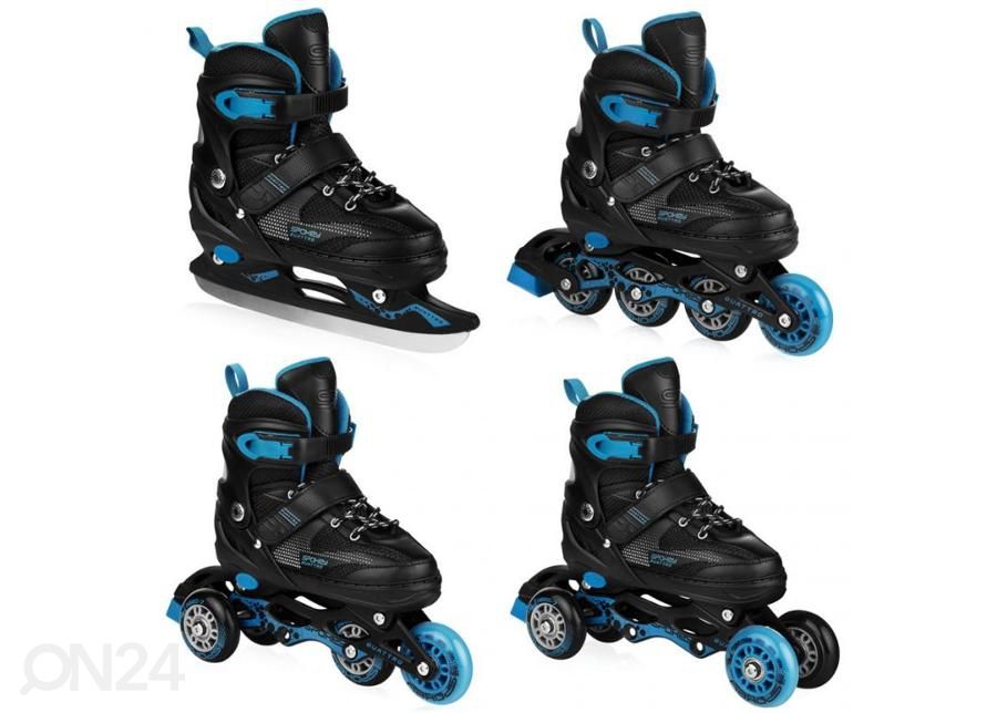 Laste rulluisud/uisud Spokey Quattro 4in1 suurendatud