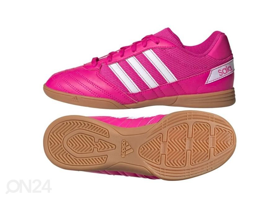 Laste saali jalgpallijalatsid Adidas Super Sala suurendatud