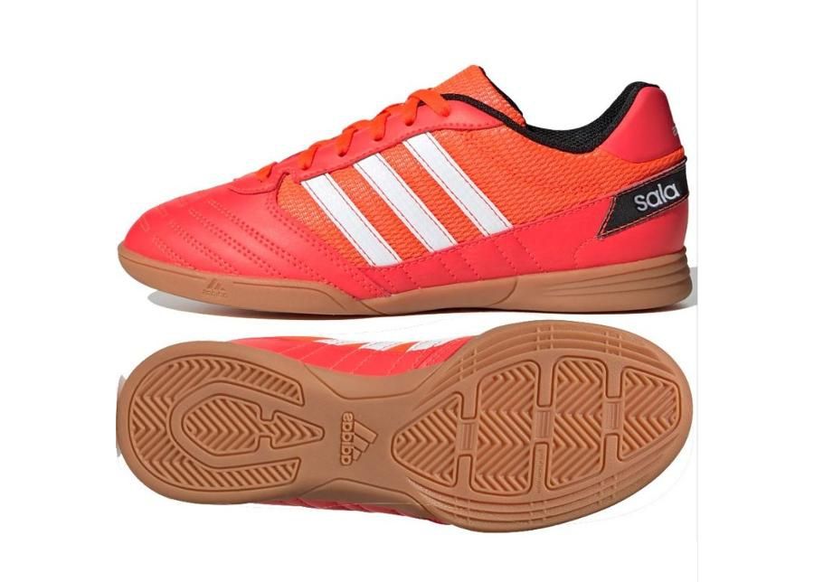 Laste saali jalgpallijalatsid adidas Super Sala Jr FV2639 suurendatud