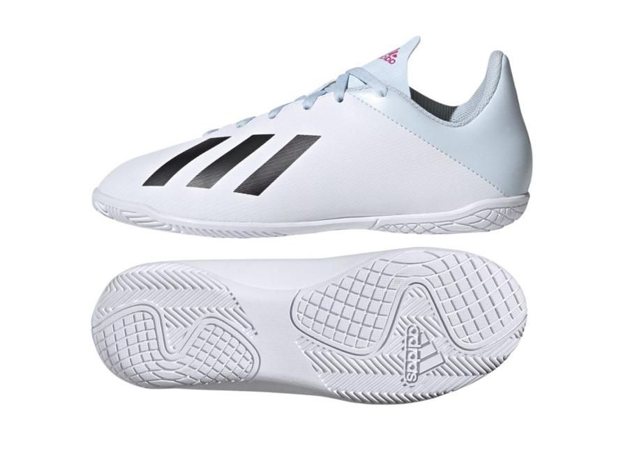 Laste saali jalgpallijalatsid Adidas X 19.4 IN Jr EF1624 suurendatud