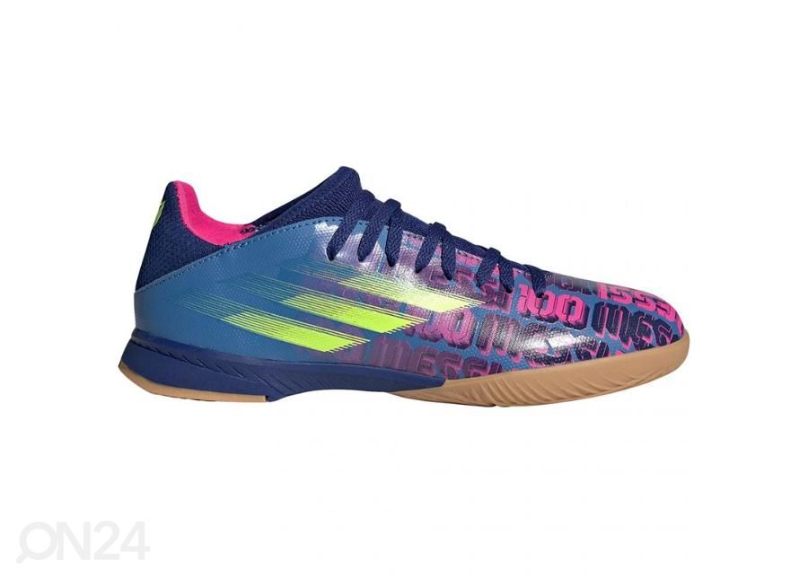 Laste saali jalgpallijalatsid Adidas X Speedflow Messi.3 IN suurendatud
