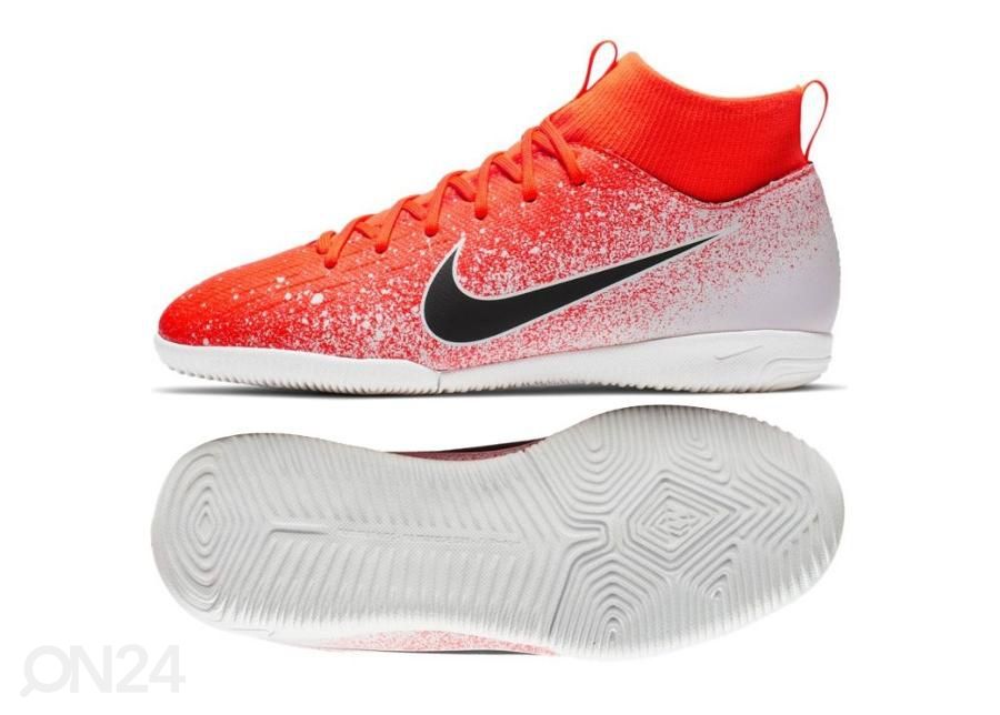 Laste saali jalgpallijalatsid Nike Mercurial SuperflyX 6 Academy IC JR AH7343-801 suurendatud