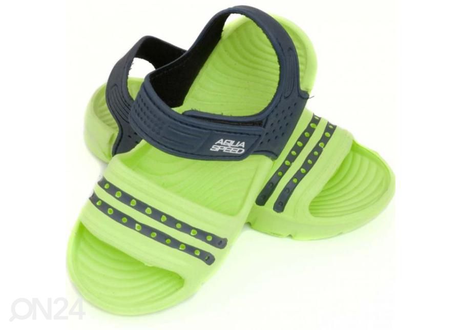 Laste sandaalid Aqua-speed Noli rohelin/sinine suurendatud