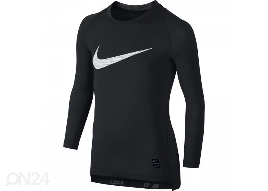 Laste spordipesu särk Nike Pro Cool HBR Compression Long Sleeve Top Junior 726460-010 suurendatud