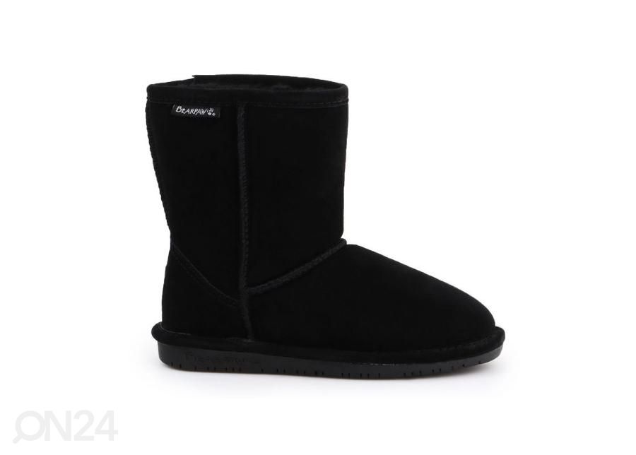 Laste talvesaapad BearPaw Black Neverwet Jr suurendatud