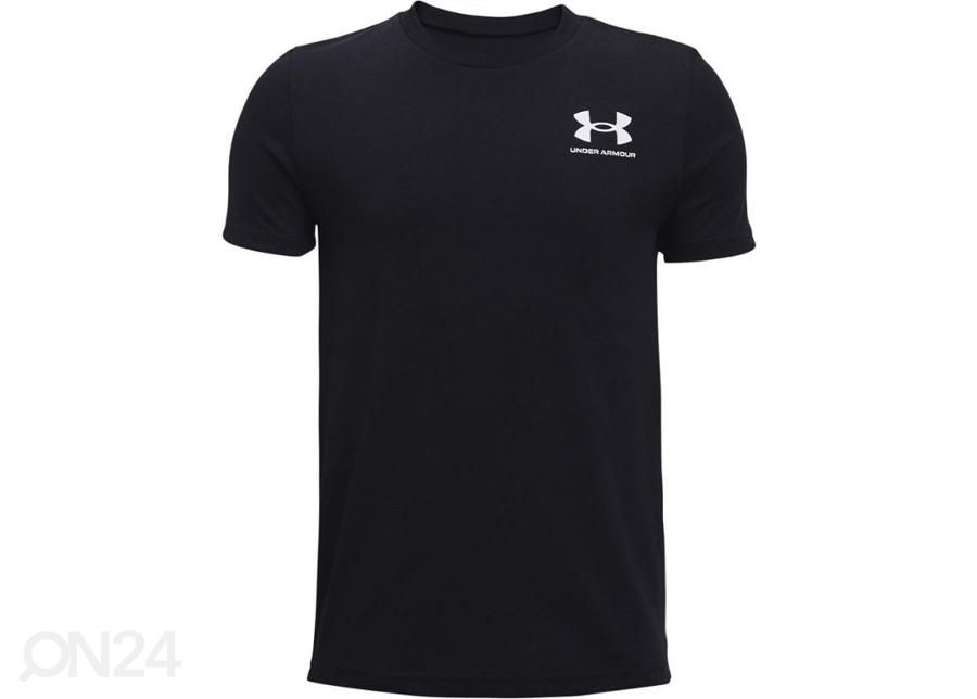 Laste treeningsärk Under Armour Y Sportstyle Left Chest SS suurendatud
