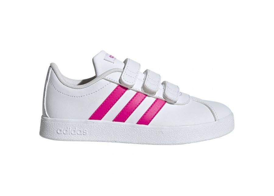 Laste vabaajajalatsid adidas VL Court 2.0 CMF C JR EG3880 suurendatud