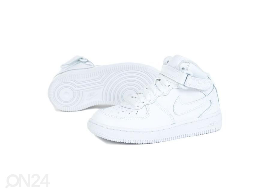 Laste vabaajajalatsid Nike Force 1 Mid PS suurendatud