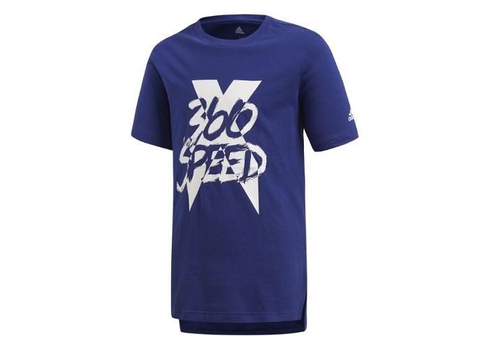 Laste vabaajasärk Adidas YB X Tee Jr suurendatud