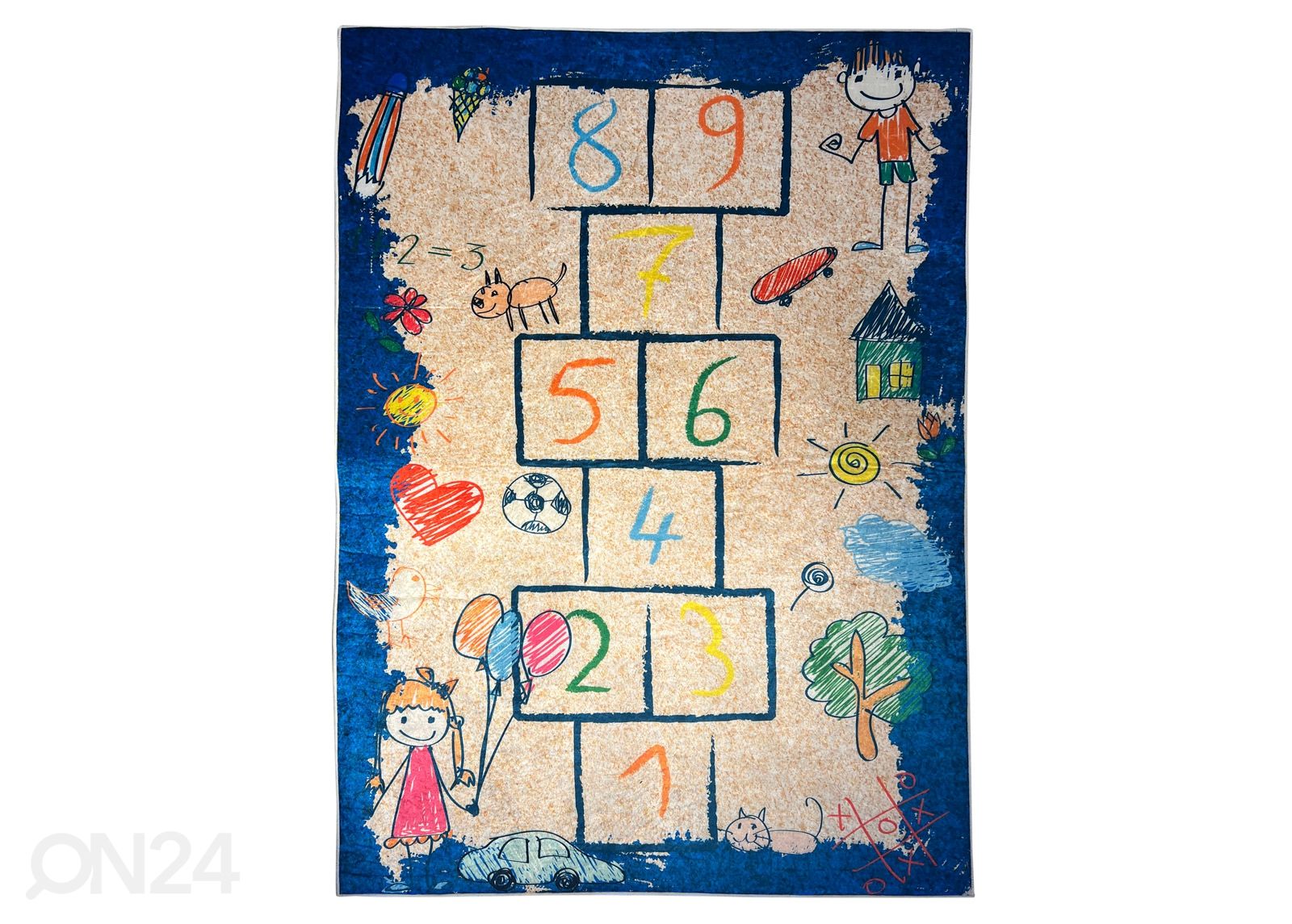 Laste vaip Playground 120x180 cm suurendatud