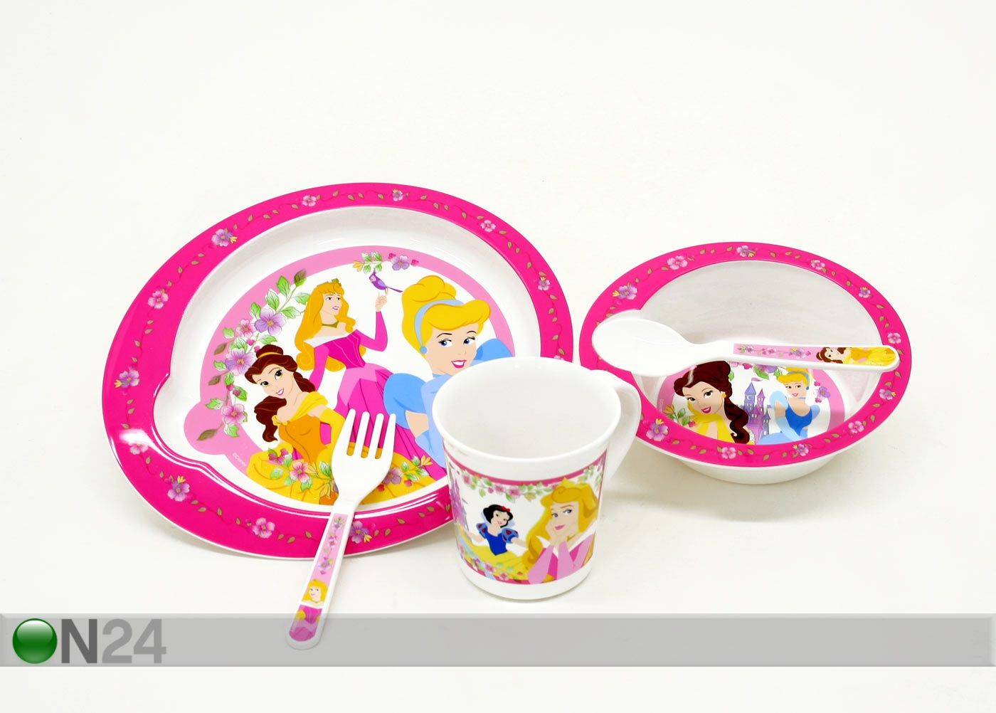 Lastenõude kinkekomplekt Disney Printsess suurendatud